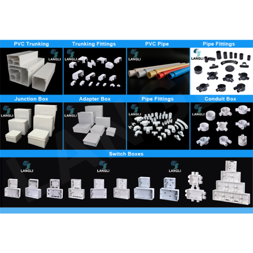 Kabel Trunking Nama listrik fitting pipa pvc